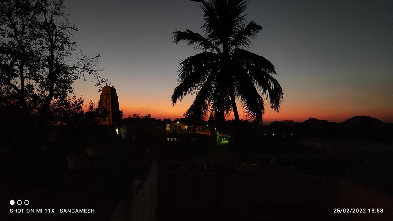 Temple View Guest House Hampi Zewnętrze zdjęcie